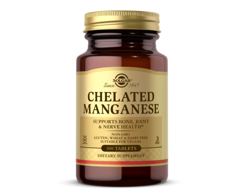 Хелатний марганець Solgar (Chelated Manganese) 100 таблеток