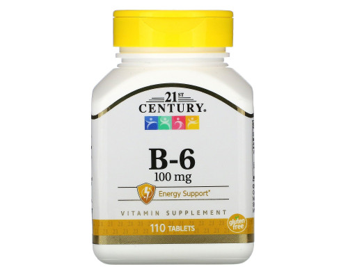 Вітамін B6 21st Century (Vitamin B6) 110 таблеток