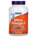 Омега-3 500 ЕПК / 250 ДГК New Foods (Ultra Omega-3 Cardiovascular Support 550 EPA/250 DHA) 180 желатинових капсул