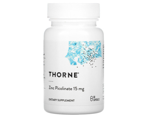 Цинк Піколінат Thorne Research (Zinc Picolinate) 15 мг 60 капсул