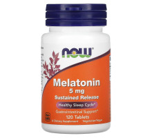 Мелатонін Now Foods (Melatonin) 5 мг 120 таблеток