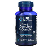 В-комплекс вітамінів Life Extension (BioActive B-Complex) біоактивний 60 капсул