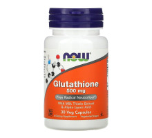 Глутатіон Now Foods (Glutathione) 500 мг 30 вегетаріанських капсул