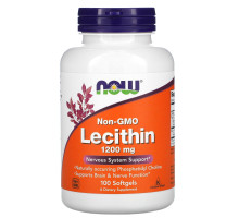 Лецитин соєвий Now Foods (Lecithin) 1200 мг 100 капсул
