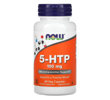 5-Гідрокситриптофан Now Foods (5-HTP) 100 мг, 60 вегетаріанських капсул