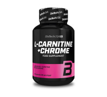 Карнітин з Хромом BioTechUSA (L-Carnitine) 1000 мг, 60 капсул 