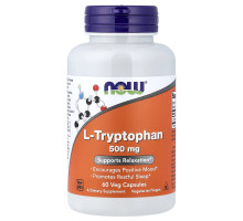 Триптофан Now Foods (L-Tryptophan) 500 мг 60 капсул
