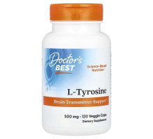 L-Тирозин Doctor's Best 500 мг, 120 рослинних капсул