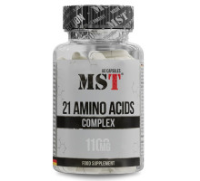 Комплекс Амінокислот MST (21 Amino Acids) 1100 мг, 60 капсул