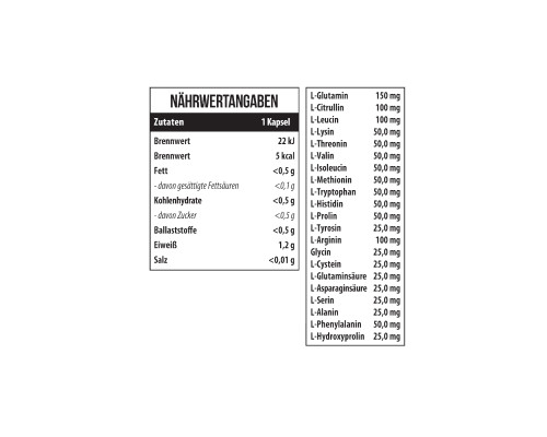 Комплекс Амінокислот MST (21 Amino Acids) 1100 мг, 60 капсул
