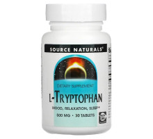 Триптофан Source Naturals (L-Tryptophan) 500 мг 30 таблеток