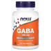 Гамма-аміномасляна кислота (ГАМК) Now Foods GABA 750 мг, 100 рослинних капсул