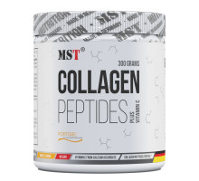 Пептиди колагену з вітаміном С MST (Collagen Peptides) 300 г, смак в асортименті