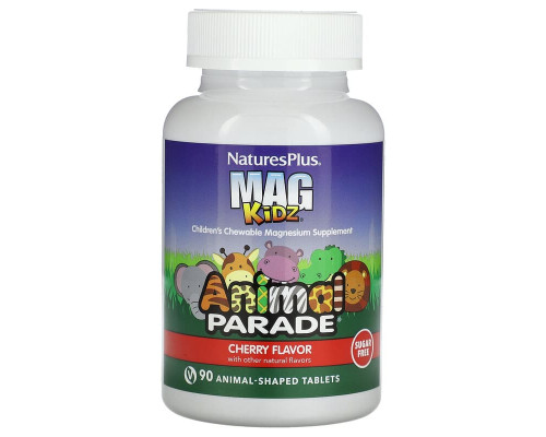 Магній для дітей NaturesPlus 50 мг, 90 таблеток зі смаком вишні