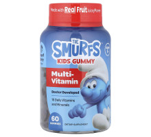 Мультивітаміни для дітей від 3х років The Smurfs 60 жувальних мармеладок зі смаком ягід