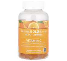 Вітамін С + Вітамін А для дітей California Gold Nutrition 250 мг, 90 вегетаріанських жувальних таблеток