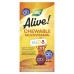 Мультивітаміни для дітей Alive! Nature's Way 120 жувальних цукерок зі смаком апельсина і ягід