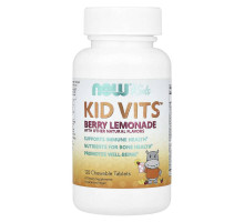 Вітаміни для дітей зі смаком ягід Now Foods (Kid Vits) 120 жувальних таблеток