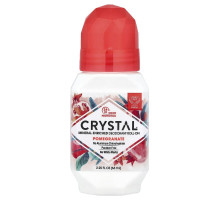 Натуральний кульковий дезодорант CRYSTAL 66 мл з гранатом