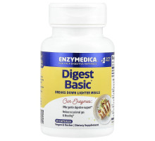 Формула з основними ферментами Digest Basic Enzymedica 30 капсул
