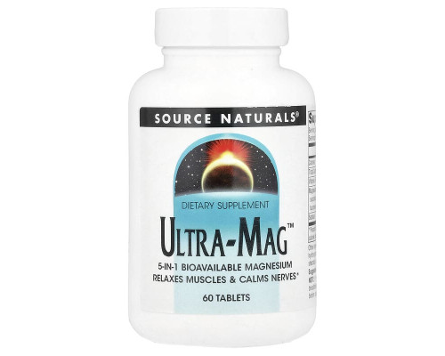 Комплекс Ультра-Маг Source Naturals (Ultra-Mag Magnesium Complex) 60 таблеток