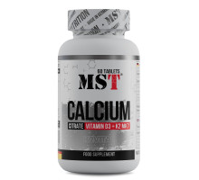 Цитрат кальцію Д3+К2 MK7 MST (Calcium citrate Vitamin D3 + K2 MK7) 60 таблеток