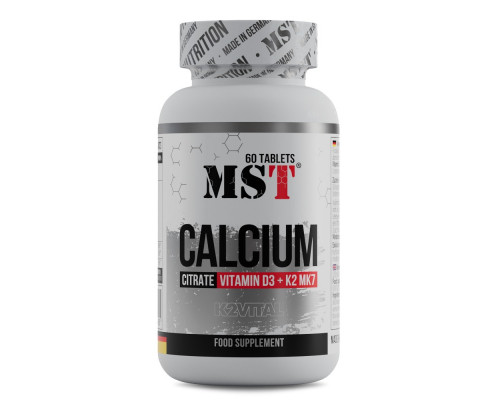 Цитрат кальцію Д3+К2 MK7 MST (Calcium citrate Vitamin D3 + K2 MK7) 60 таблеток