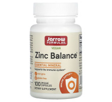 Цинк Баланс + Мідь Jarrow Formulas (Zinc Balance) 100 рослинних капсул