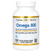 Омега-800 ультраконцентрований риб’ячий жир з омега-3 California Gold Nutrition 1000 мг 90 капсул