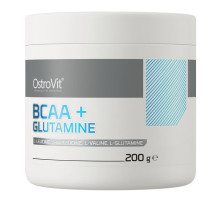 Амінокислоти BCAA + Глютамін OstroVit 200 г (смак в асортименті)