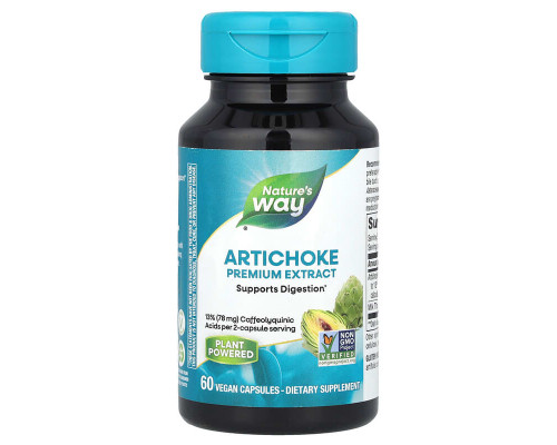 Артишок стандартизований Nature's Way 60 веганських капсул