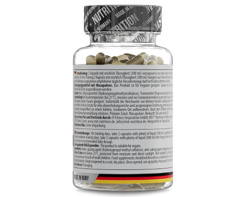 Мака MST (MACA) 1000 мг 60 капсул