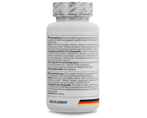 Корінь ашваганди KSM-66 MST (Ashwagandha) 60 капсул