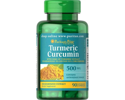 Куркумін Puritan's Pride (Turmeric Curcumin) 500 мг, 90 капсул