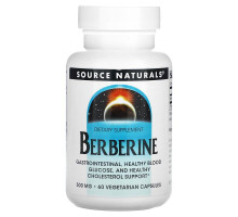 Берберин Source Naturals 500 мг, 60 вегетаріанських капсул
