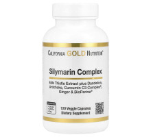 Силімариновий комплекс California Gold Nutrition 120 вегетаріанських капсул