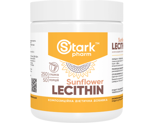 Соняшниковий лецитин Stark Sunflower Lecithin 250 г, 50 порцій