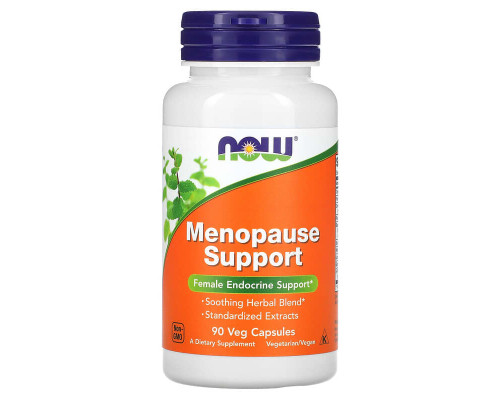 Комплекс підтримки під час Менопаузи NOW Foods (Menopause Support) 90 вегетаріанських капсул