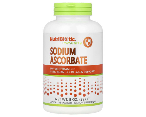Аскорбат Натрію NutriBiotic 227 г кристалічного порошку