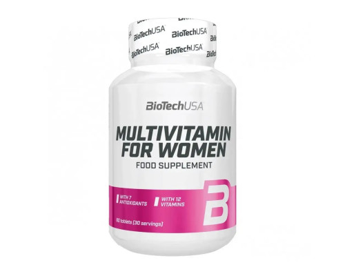 Мультивітаміни для жінок Biotech USA (Multivitamin for Women) 60 таблеток