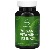 Вітаміни D3 і K2 для веганів MRM Nutrition 60 веганських капсул