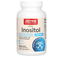 Веганський інозитол Inositol Jarrow Formulas 750 мг, 100 веганських капсул